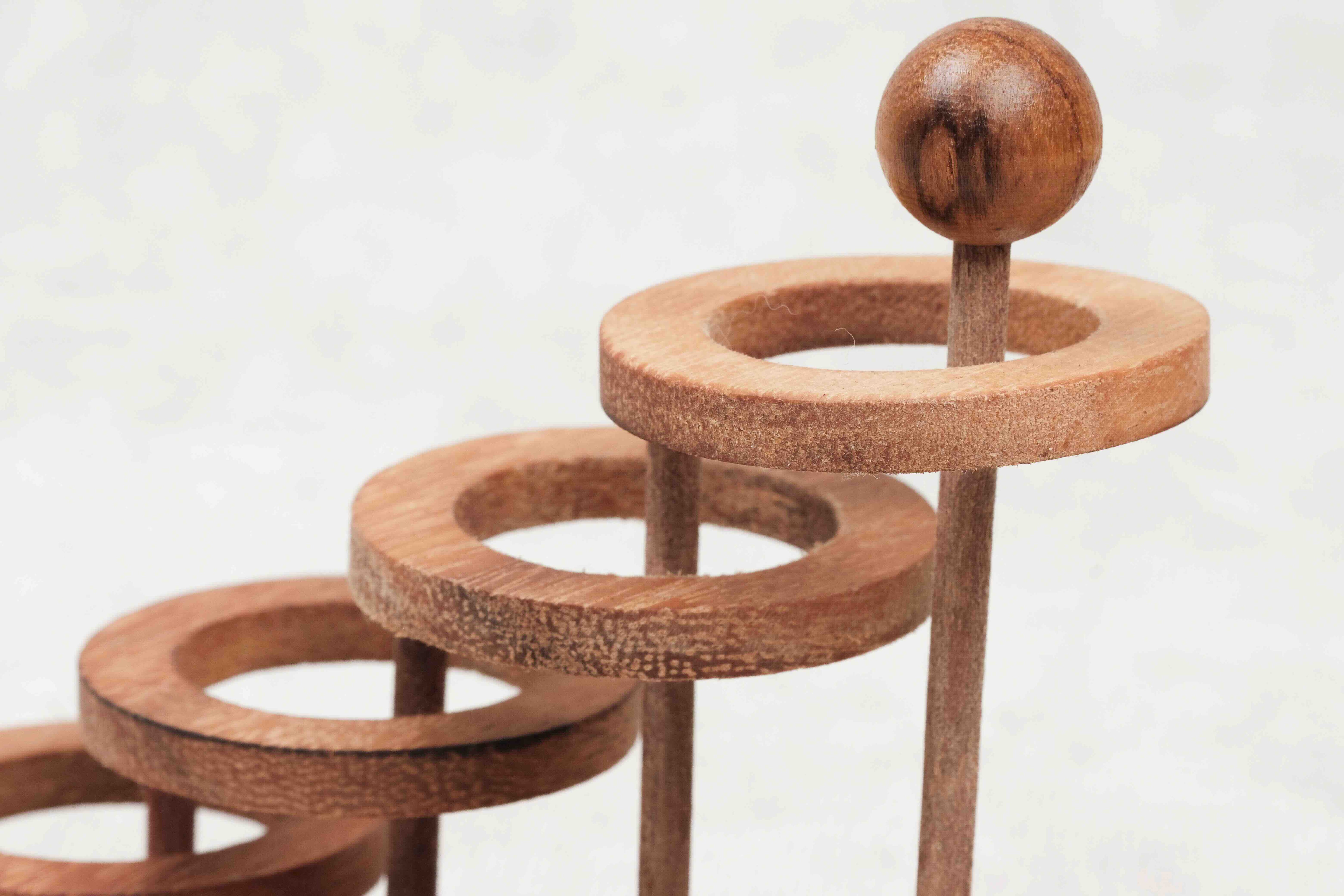 Zoom Puzzle en bois La Clé Égyptienne – Casse-tête ficelle original et éducatif – Jeux Faugère