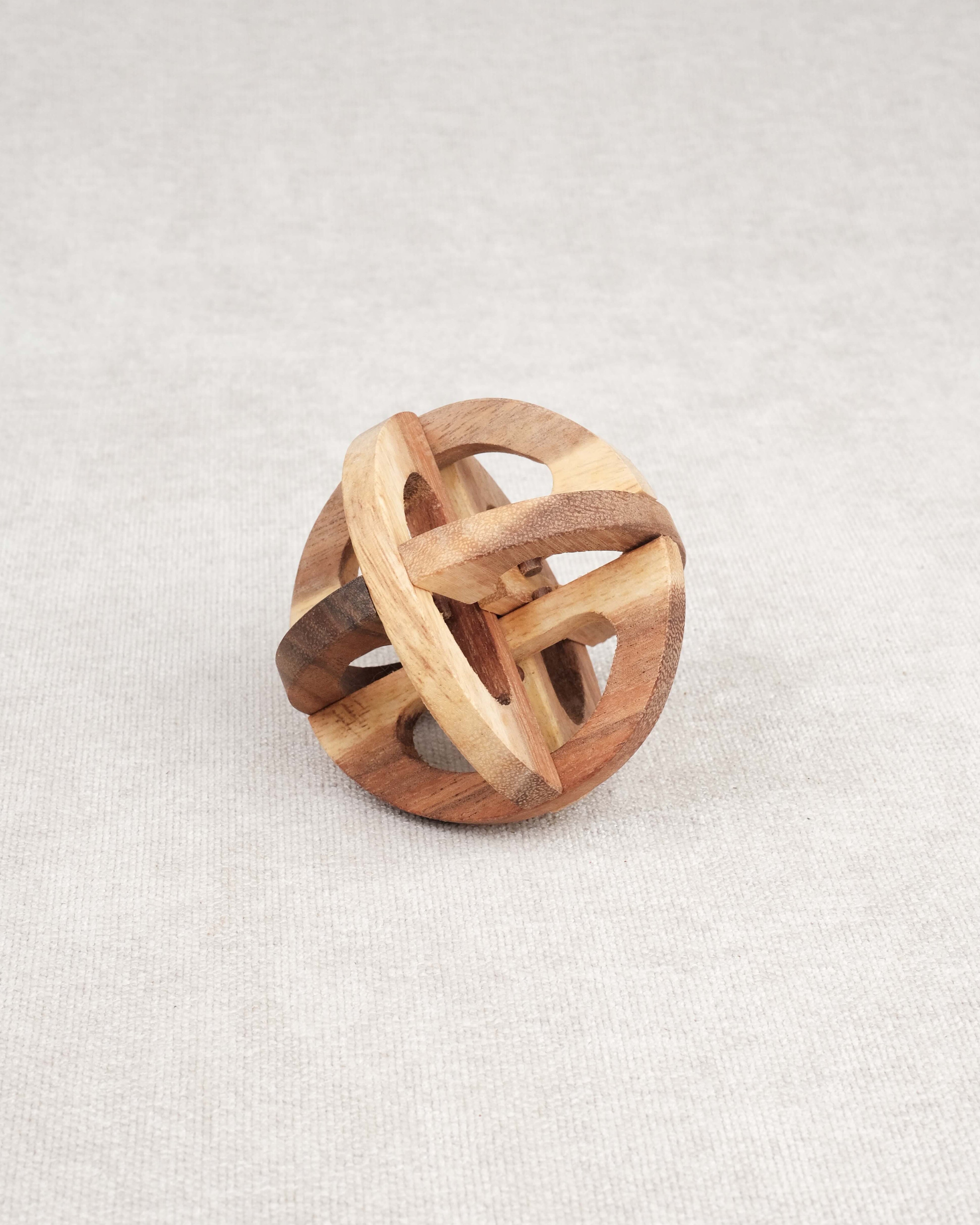 Casse-tête en bois La Sphère – puzzle 3D à démonter et remonter