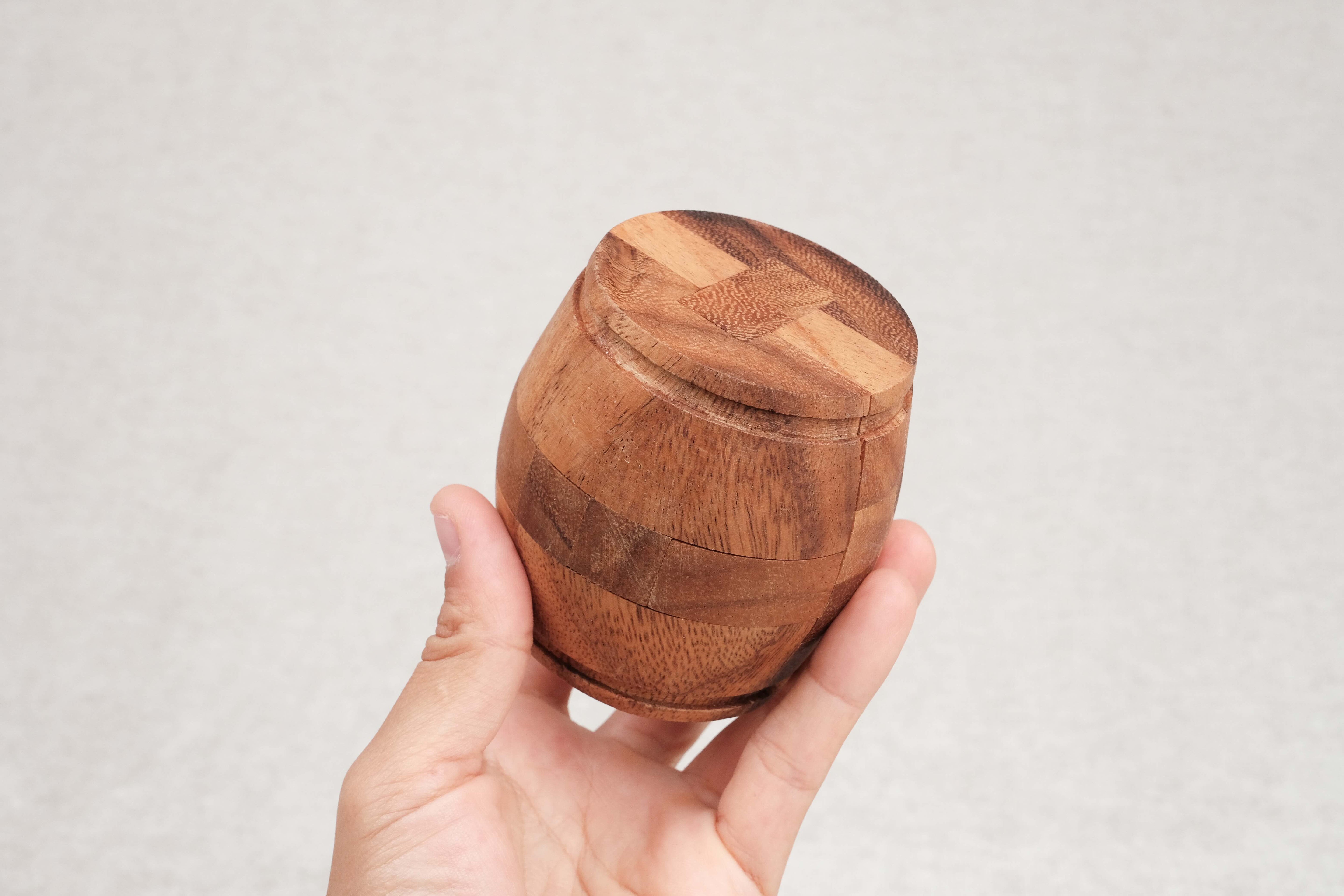 Casse-tête en bois La Barrique – puzzle compact à démonter et remonter dès 8 ans