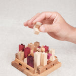 Casse-tête Château Fort en bois avec main – Jeu de logique multi-combinaisons pour enfants et adultes – Jeux Faugère