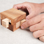 Casse-tête 4 Notches en bois – Jeu de logique à démonter et remonter, niveau intermédiaire – Jeux Faugère