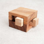 Puzzle en bois 4 Notches – Casse-tête démontable original pour développer logique et patience – Jeux Faugère