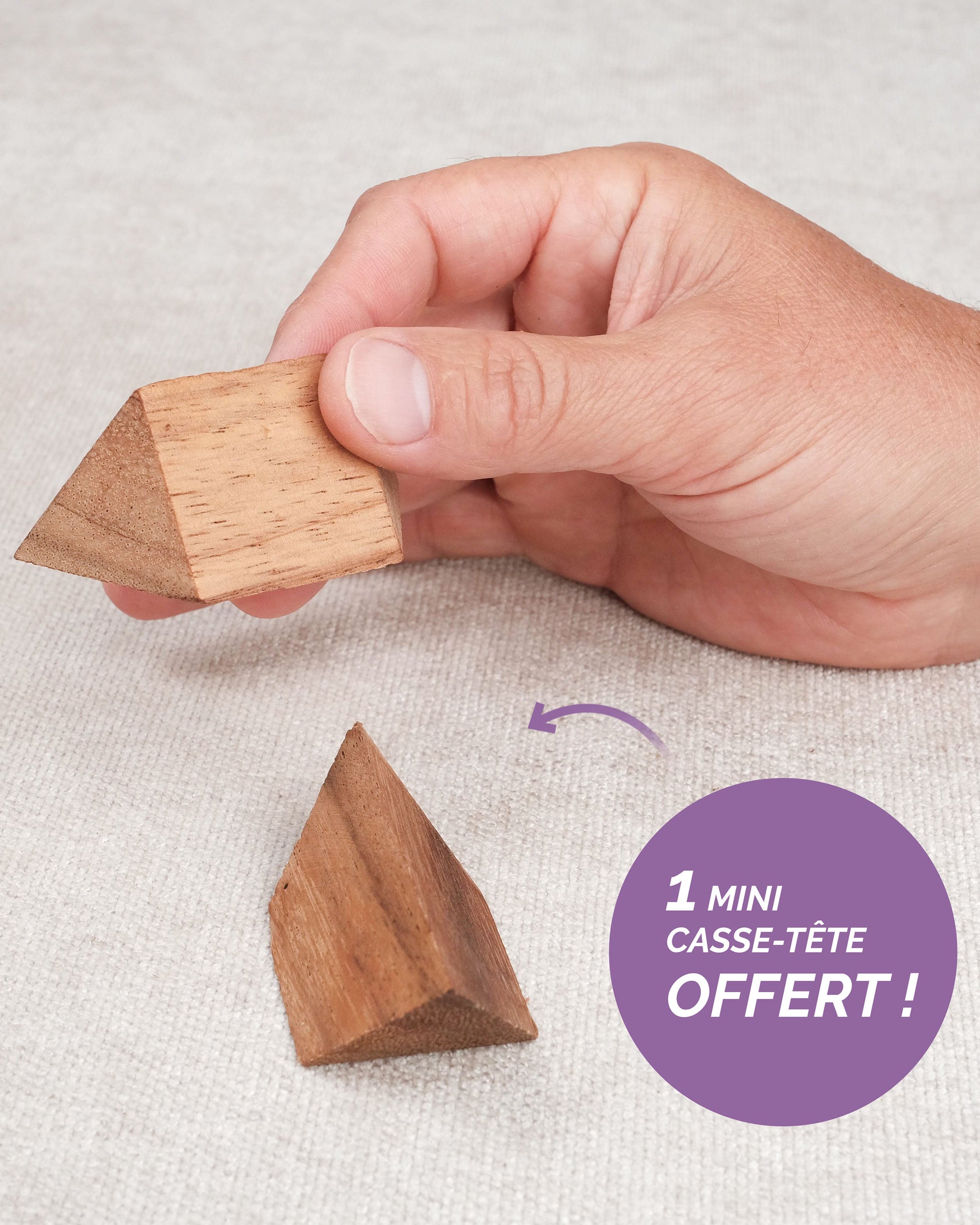 Mini casse-tête Pyramide offert