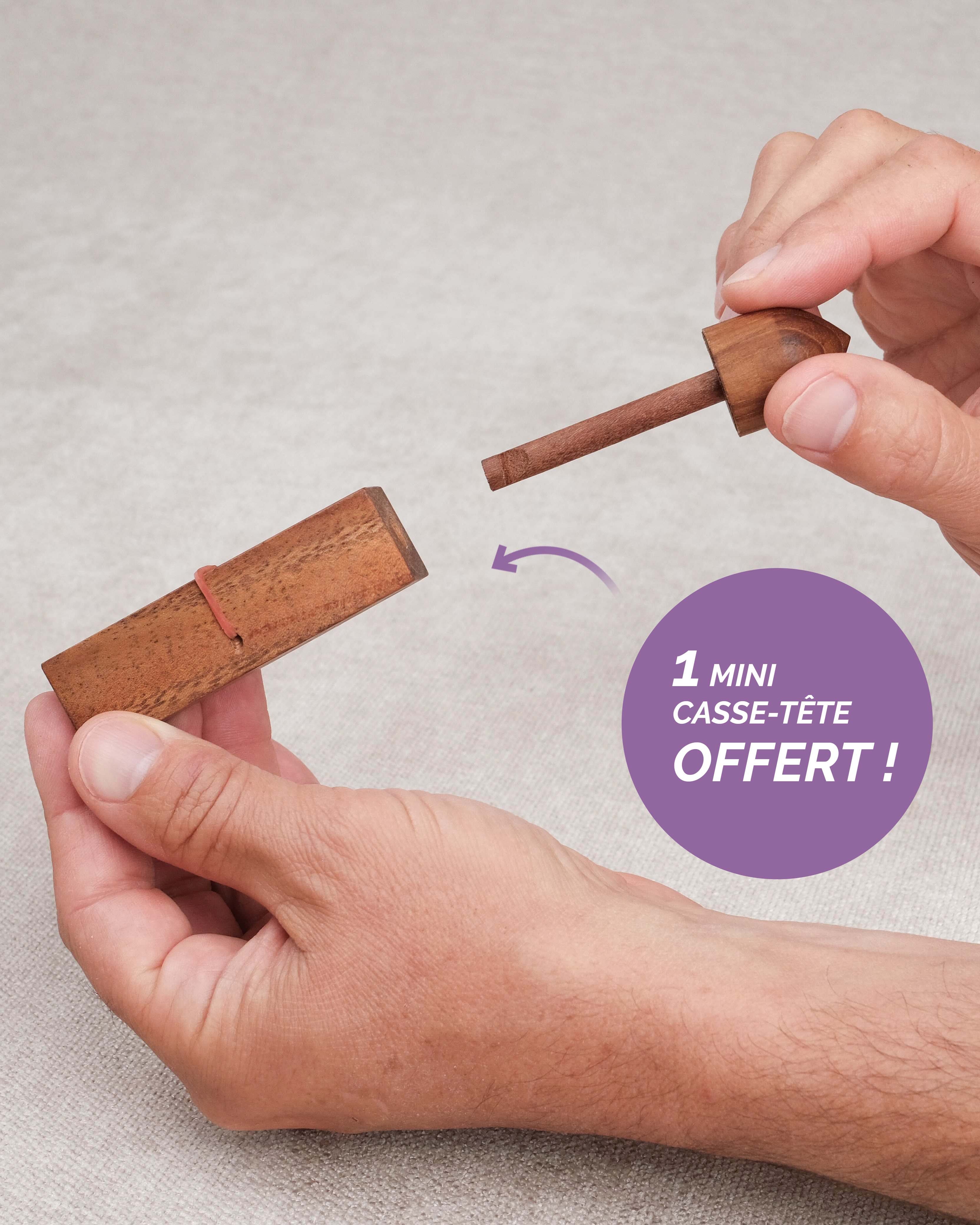 Mini casse-tête Le Bâtonnet du diable pris en main – Pack Malin Jeux d’adresse