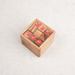 Casse-tête en bois Dé enfermé monté dans sa boîte – Jeux Faugère