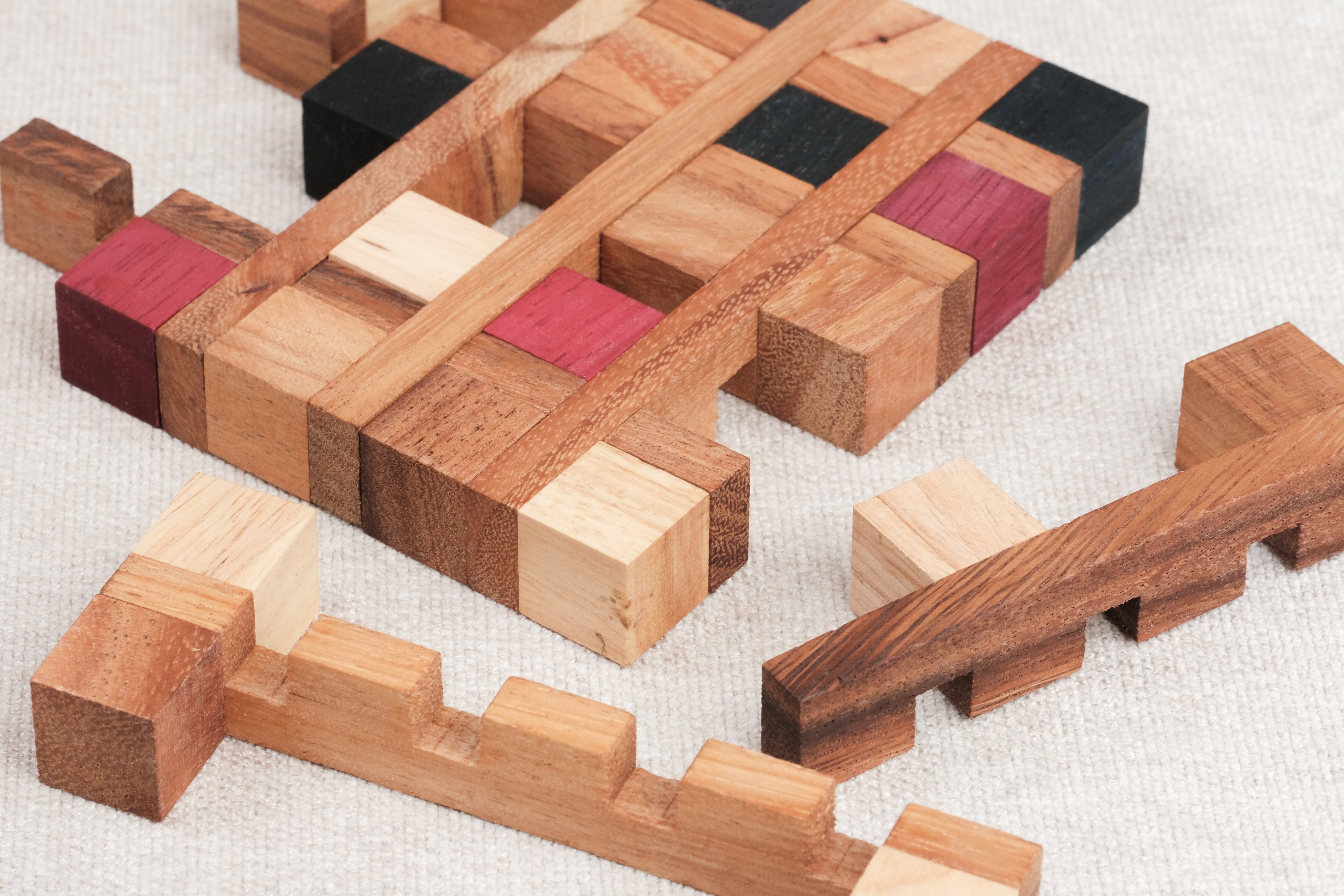 Dessous de Plat casse-tête en bois pièces détachées– Challenge Suprême Jeux Faugère