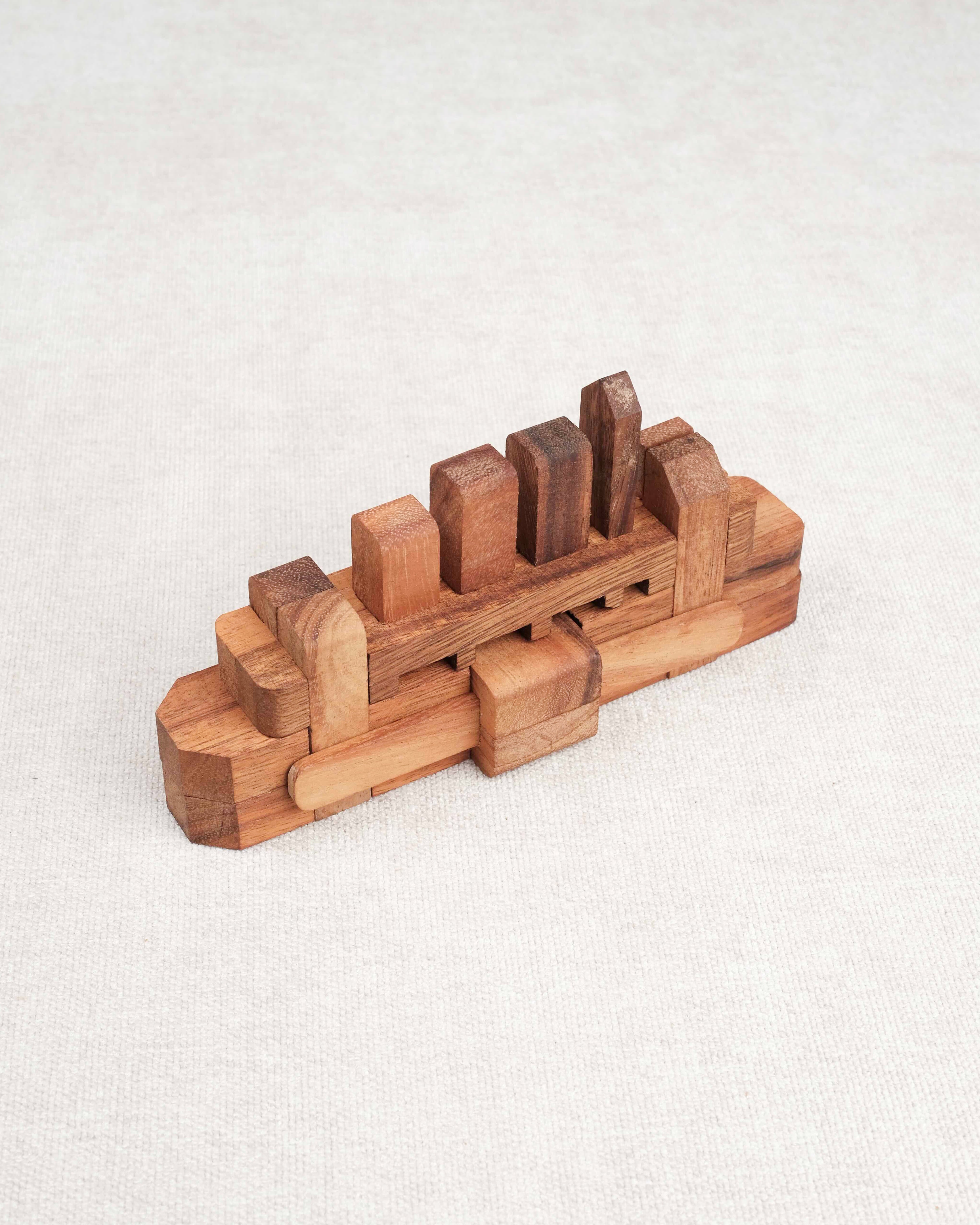 Casse-tête en bois Bateau L – puzzle 3D à démonter et remonter