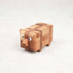 Casse-tête en bois Le Cochon – puzzle 3D à démonter et remonter, forme animale