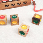 Les 4 Couleurs Folles, pièces colorées en bois – Jeux Faugère