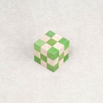 Casse-tête Cube Serpent vert en bois reconstitué – Jeux Faugère