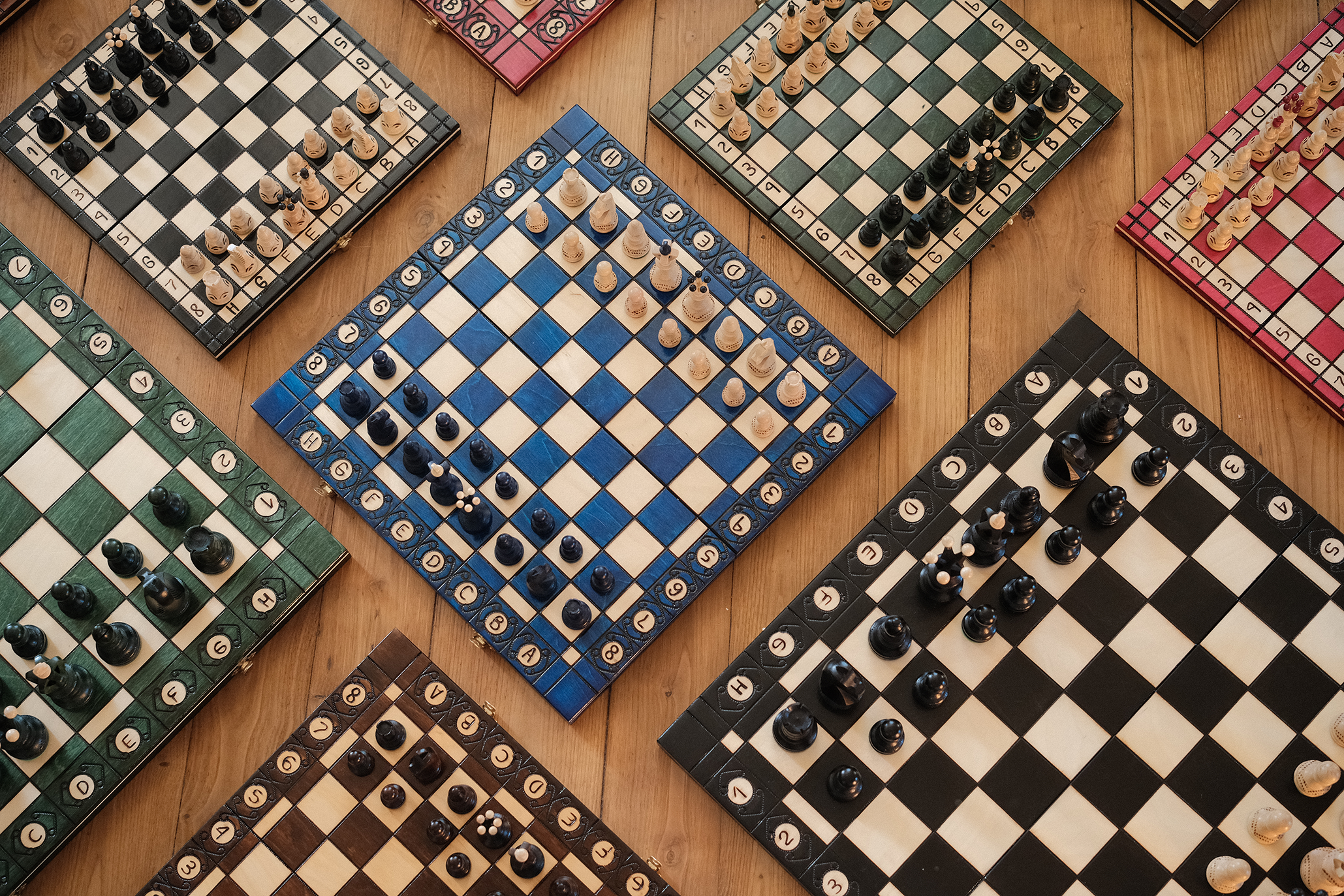 Ensemble de la gamme échecs JEUX FAUGÈRE