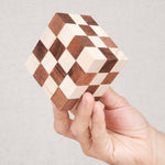 Casse-tête Double Cube Serpent tenu à la main – Jeux Faugère