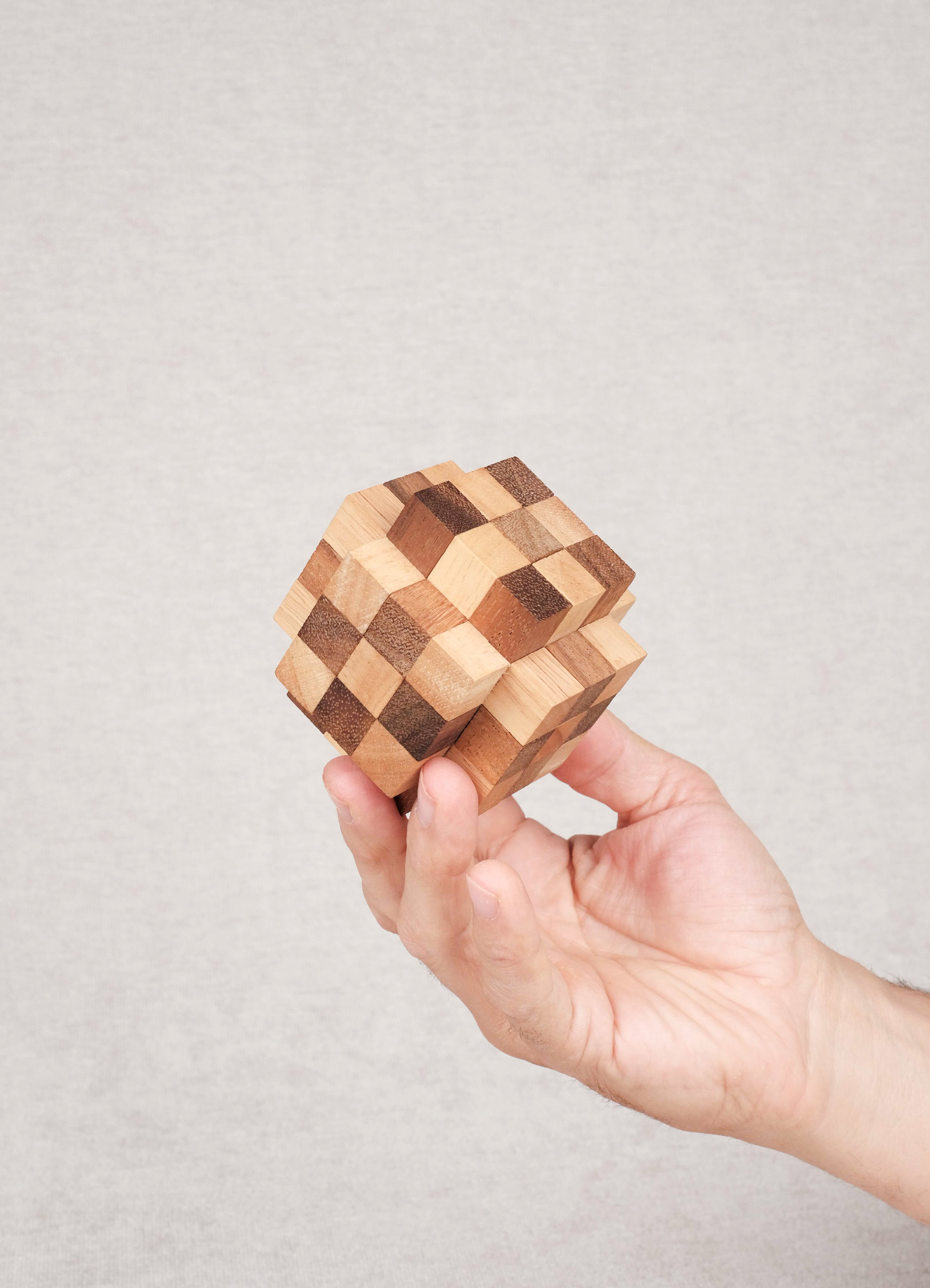 Casse-tête en bois Fonzo – puzzle éducatif à démonter et remonter dès 8 ans