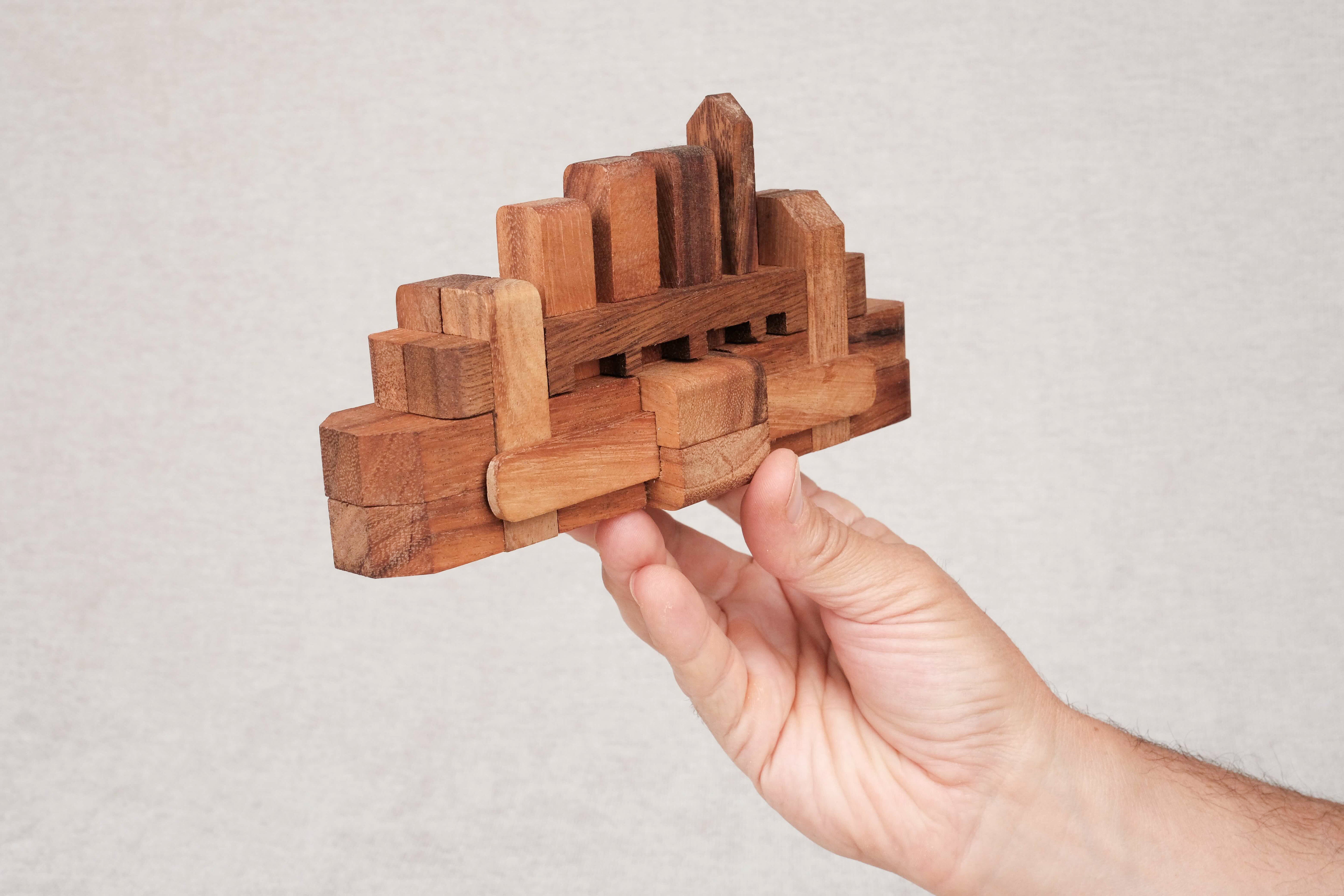 Casse-tête en bois Bateau L – jouet éducatif à démonter et remonter dès 6 ans