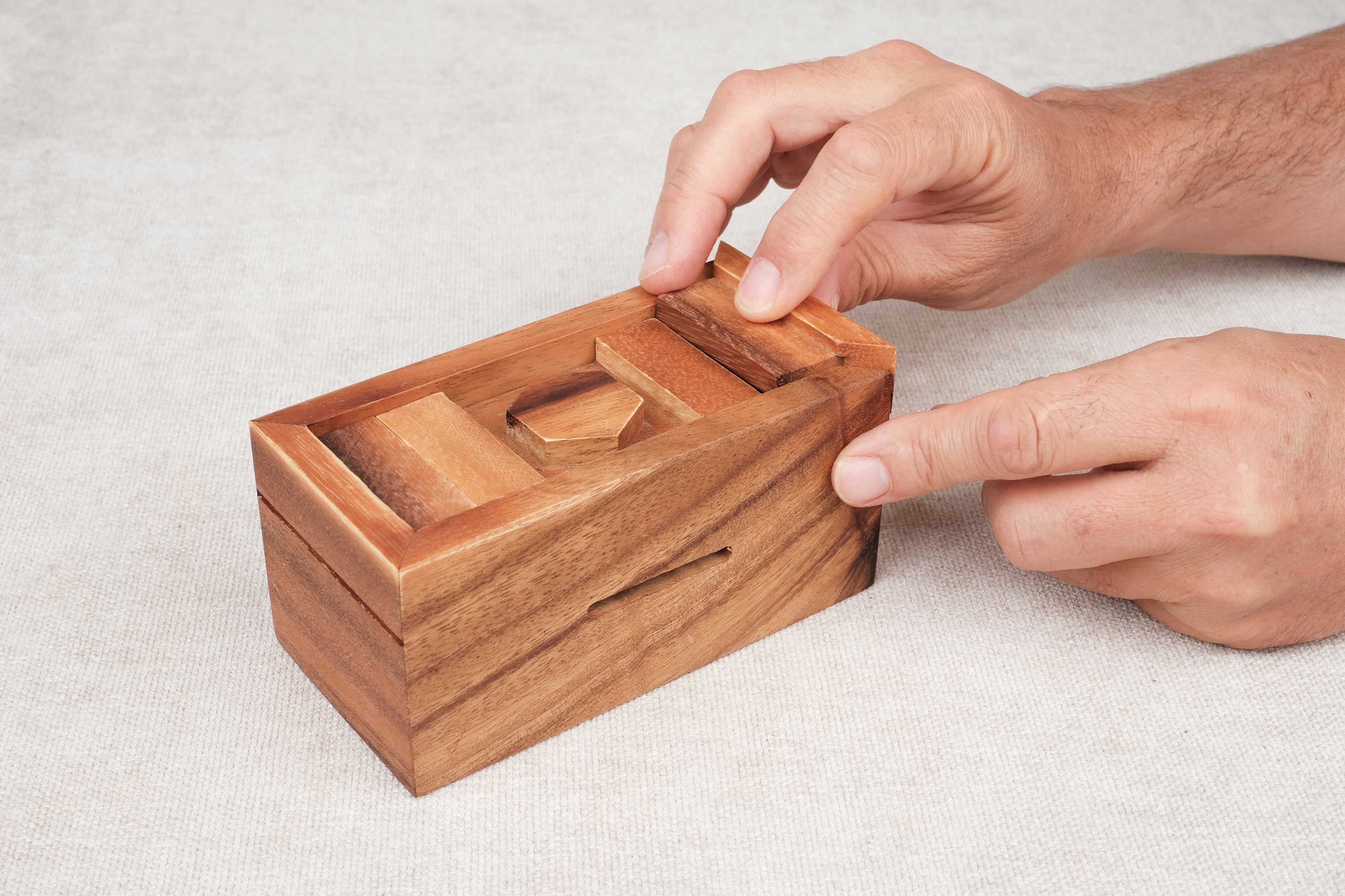 Main tenant la tirelire pour montrer l’échelle