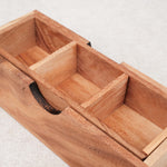 Vue intérieure avec compartiments vides