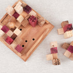 Puzzle en bois Château Fort vue du dessus – 13 châteaux forts à reconstruire, casse-tête éducatif et ludique – Jeux Faugère