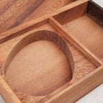 Coffret en bois vide avec emplacement en forme d’œuf – Double Tangram Œuf Jeux Faugère