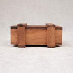 Vue de coté casse-tête Boîte Secrète en bois avec mécanisme caché – Best-seller Jeux Faugère