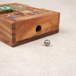 Casse-tête L’Âne rouge foot en bois – Puzzle coulissant avec sortie du ballon