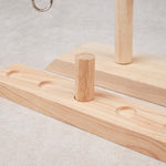 Socle du Jeu de l’anneau avec les encoches pour avancer le pion qui compte les points