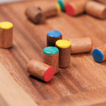 Détails des pions colorés du tock (toc) 4 joueurs - L