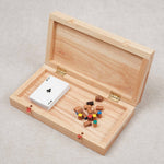 Plateau ouvert du jeu de Tock 4 joueurs en bois clair, format L