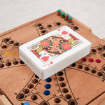 Plateau de Tock 4 joueurs en bois acacia sérigraphié