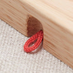 Attache rouge du plateau de tock (toc) 6 XL clair en bois