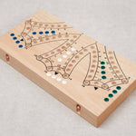 Plateau fermé du jeu de Tock 6 joueurs XL en bois clair