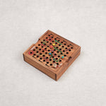 Coffret compact en bois Serpents et Échelles fermé