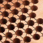 Détail du plateau sérigraphié des Dames Chinoises S