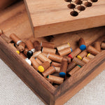 Plateau de Dames Chinoises M ouvert avec pions colorés