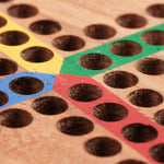 Cases colorées du plateau des Petits Chevaux 4 joueurs