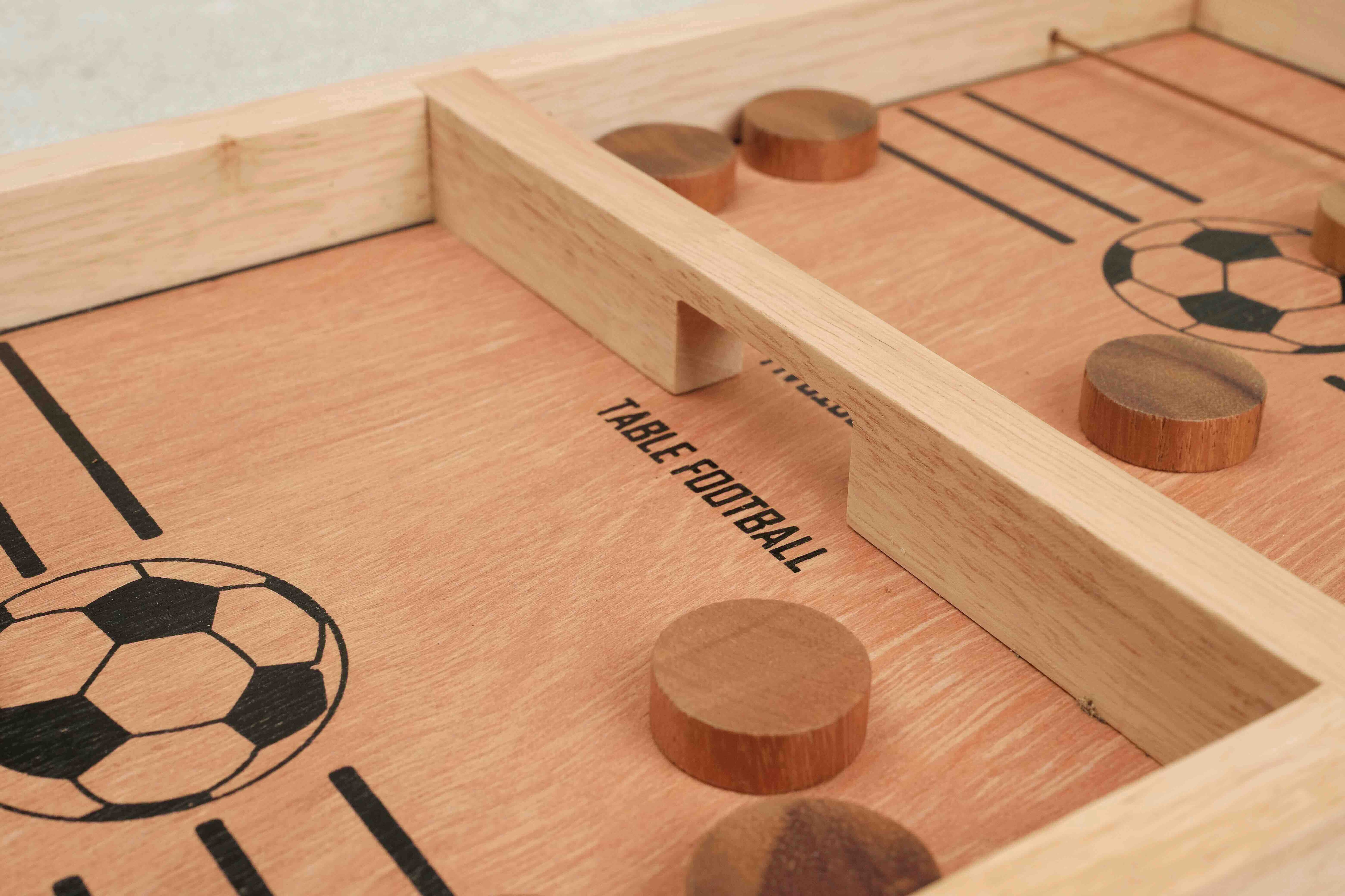 Plateau de jeu de la Table à élastique avec motifs football