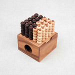 Jeu Puissance 5 3D en bois – version stratégique du Puissance 4