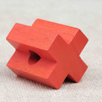 Croix rouge en bois du Morpion 3D XL