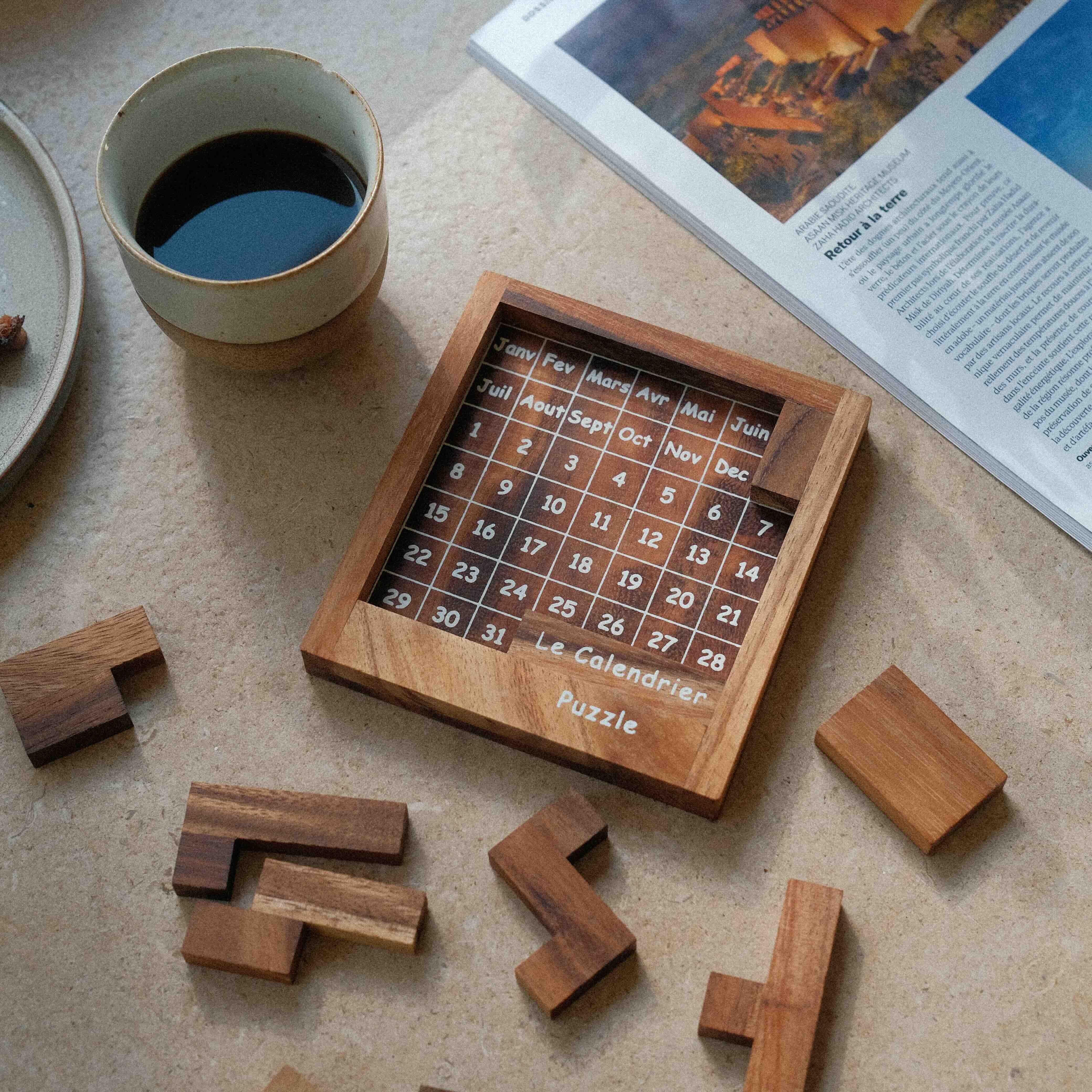Le Calendrier Puzzle : un casse-tête en bois à relever chaque jour
