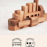 Casse-tête Le Bateau format M en bois Jeux Faugère – idée cadeau, à démonter et remonter dès 6 ans