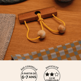 Roméo & Juliette, casse-tête ficelle en bois adulte Jeux Faugère – idée cadeau, jeu solo dès 8 ans