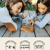 Jeu des Petits Chevaux en bois 4 joueurs Jeux Faugère – jeu familial dès 4 ans