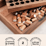 Jeu Othello (Reversi) en bois Jeux Faugère – jeu de stratégie 2 joueurs dès 6 ans