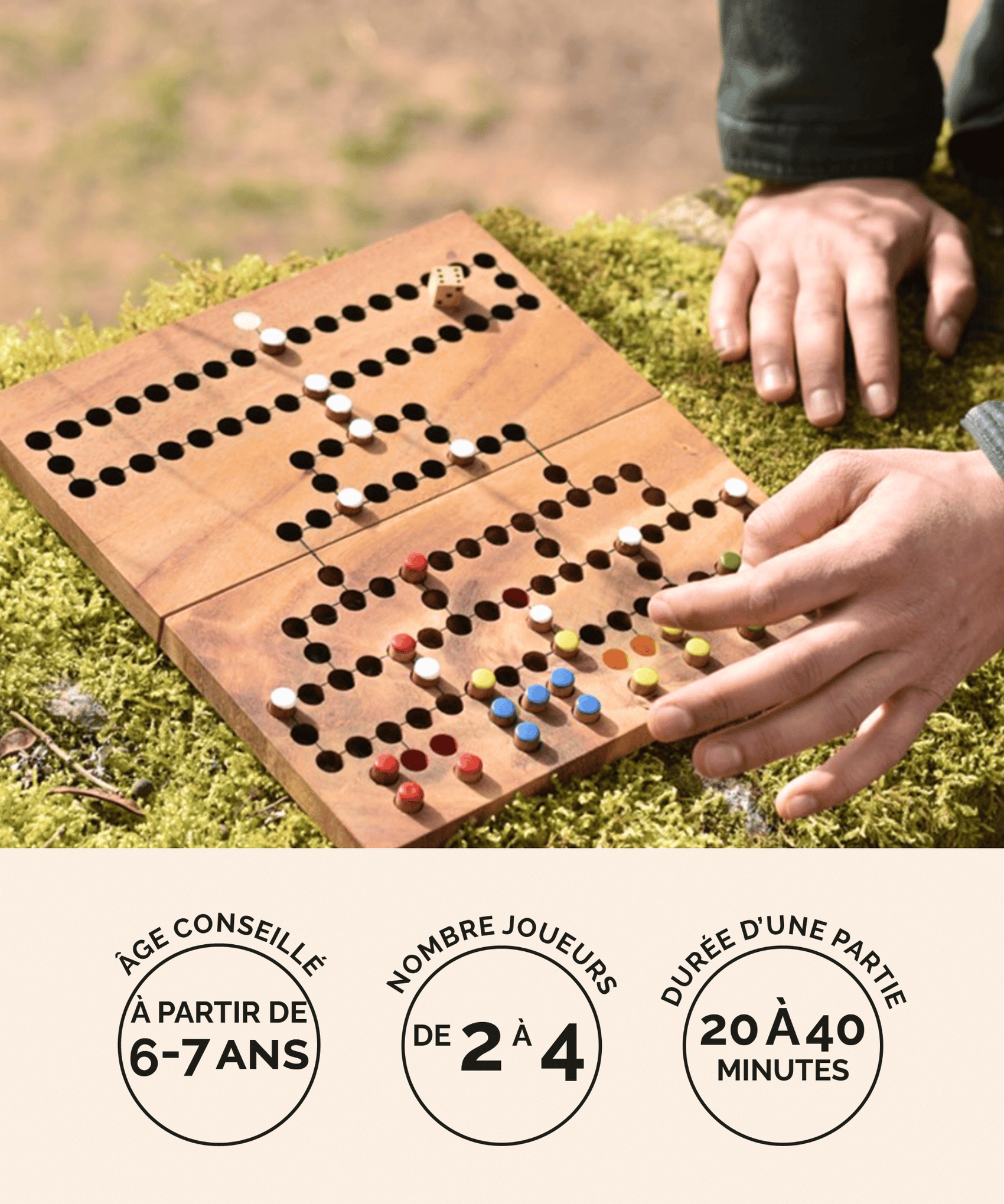 Jeu Barricade (Maléfitz) en bois Jeux Faugère – jeu de stratégie familial 2 à 4 joueurs dès 6 ans