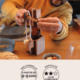 Casse-tête Bouteille de bière petit modèle en bois adulte Jeux Faugère – idée cadeau, jeu de ficelle solo dès 8 ans