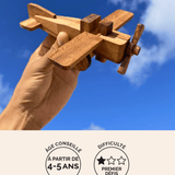 Casse-tête Avion en bois Jeux Faugère – jeu 1 joueur dès 4 ans