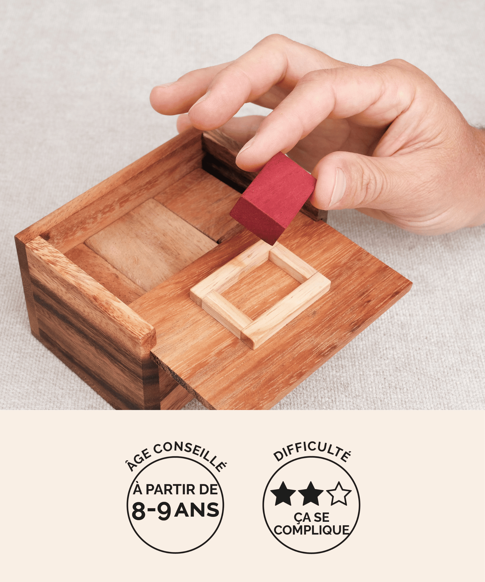 Mission Impossible, casse-tête en bois adulte multi-combinaisons Jeux Faugère – idée cadeau, jeu solo dès 8 ans