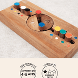 Code Secret, casse-tête en bois Jeux Faugère – idée cadeau, jeu de logique et codes couleurs dès 4 ans