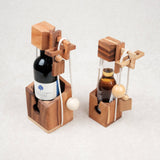 Modèle grand et petit de casse-tête bouteille en bois – Jeux Faugère