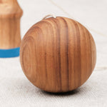 Détails de la boule en bois