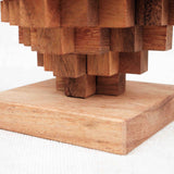 Casse-tête Big Top en bois – détail du socle et de la structure